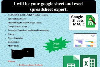 create custom excel or google sheets dashboards with macros and pivot tables
