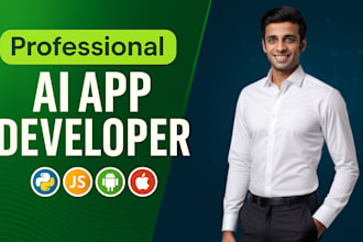 build ai mobile apps and ai saas apps, ai custom mobile app