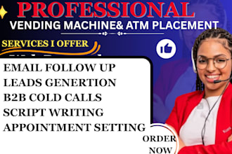 cold call vending machine b2b cold calling