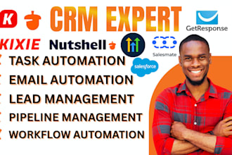 setup kixie crm salesmate sendpulse gohighlevel nutshell crm hubspot automation