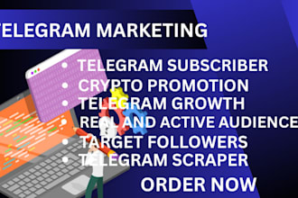 promote your crypto project or nfts projects, telegram marketing