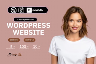 revamp wordpress website, build or rebuild wordpress website, redesign website