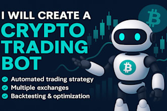 code a custom ai powered crypto trading bot, ai crypto bot, hft bot, arbitrage