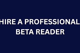 beta read your romance non fiction manuscript