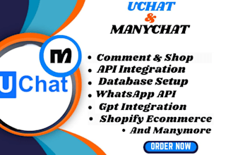develop chatbot for social media platforms using manychat, chatfuel, tidio