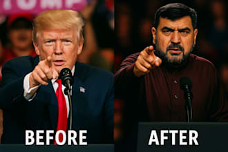 do face replacement and photo manipulation