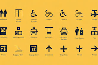 do professional unique icon design illustrations for your brand