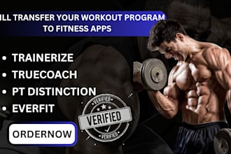 set up your workouts on trainerize everfit truecoach and pt distinction