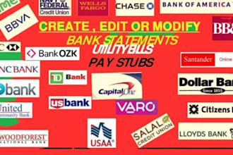 reconcile bank statement PDF to editable format