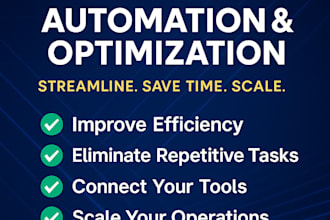 optimize and automate your business processes for efficiency and growth
