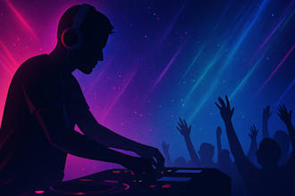 design animated flyer and motion video party flyer