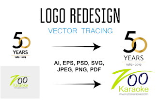 design or revamp a modern vector or text based, tweak logo