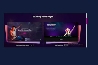 design music website for bands, artists, studios logo designs for your website