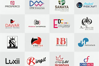 design logo, brand style guide or brand identity guidelines with branding kit