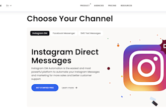 build social media ai chatbot, instagram manychat dm automation lead generation