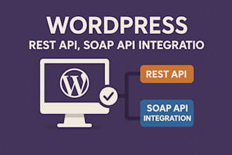 integrate the rest API, soap API on your wordpress website