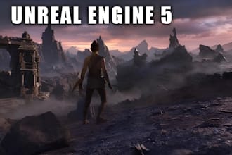 do unreal engine game development, develop unreal engine game, ue5 ue4 gameplay