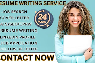 provide ats executive resume CV writing cover letter and linkedin profile