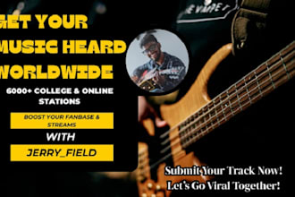 submit your music on 150 top active christian radio stations