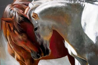 paint a custom oil painting on canvas free shipping