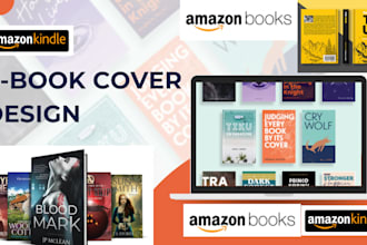 do outstanding amazon kindle kdp lulu ingramspark ebook book cover design