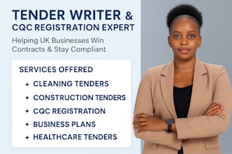 craft compelling UK tenders, bid proposals, business plans, rfqs, rfi and rfp