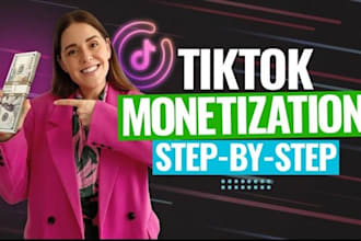 do complete tiktok monetization, promotion organically