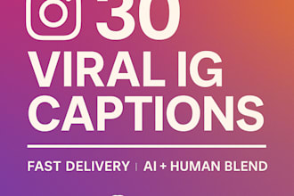 write viral instagram captions for your brand