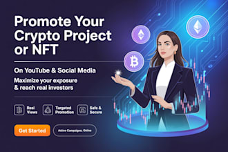 promote your crypto project or nft on youtube social media for maximum exposure