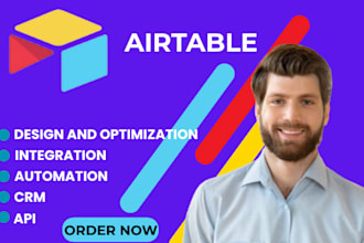 build your airtable databases ,be your airtable expert, airtable automation
