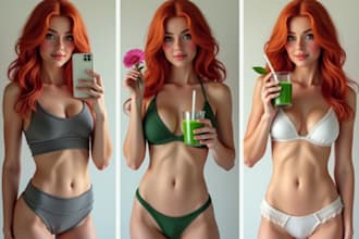 do train lora model instagram realistic avatar ai influencer flux image generate