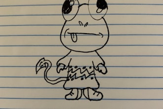 draw you a funky lil guy