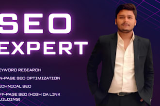 do monthly SEO service on page, technical, off page, audit with backlinks