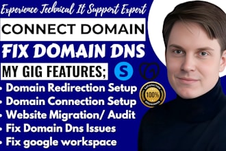 connect godaddy domain to shopify, google workspace, systeme io or fix dns issue