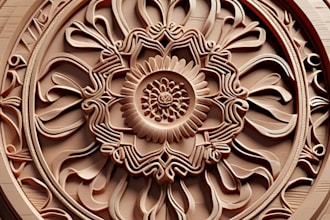 create 3d bas relief 3d model engraving wood carving 3d printing coin model