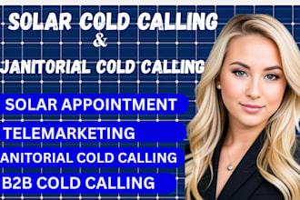cold call for solar companies and janitorial cleaning