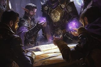 create your dnd fantasy, dnd party art in your style