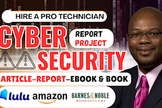 write ebook, report on cybersecurity, ai, quantum computing, technical writer