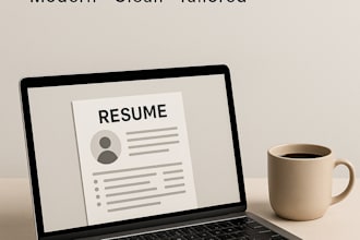 create a professional and modern resume that gets you notice