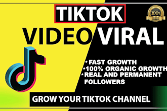 do organically grow and promote your tiktok video to go viral