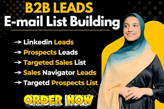 find contact, targetd b2b linkedin leads, prospects list by sales navigator