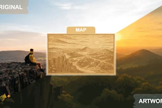 create your fantasy or concept world with a minimal map