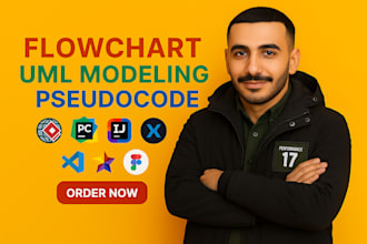 uml modeling, flowgorithm and pseudocode