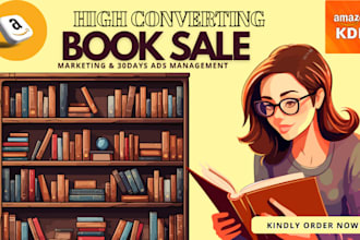 do professional amazon kindle book promotion, audiobook and kdp ads management