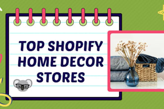 create passive golf shopify store, home decor shopify store