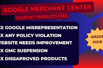 fix google merchant center misrepresentation gmc policy issues, setup gmc