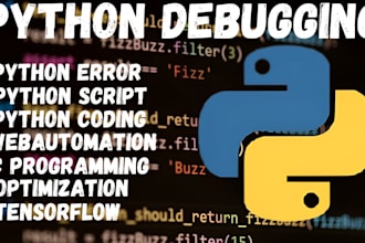 fix, debug, python error, optimized, python script, cuda, php, cpp, mysql, lua