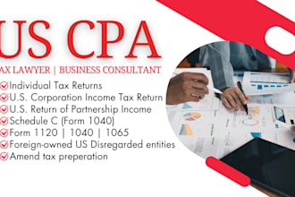 do US tax filing, US tax returns, llc tax, business tax 1120 5472 1040 cpa