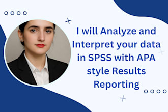 analyze and interpret your data in spss with apa style results reporting