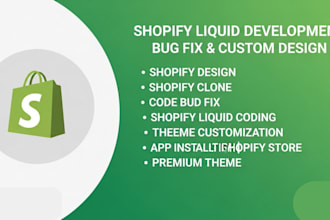customize or fix shopify liquid code for your store